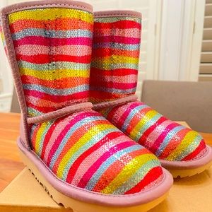 Kids UGG sequin rainbow Size 13